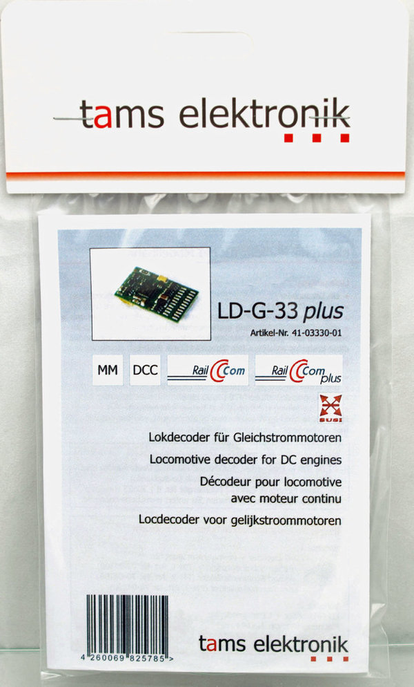 Tams 41-03330-01 LD-G-33 plus Lokdecoder Loco Decoder ohne Kabel
