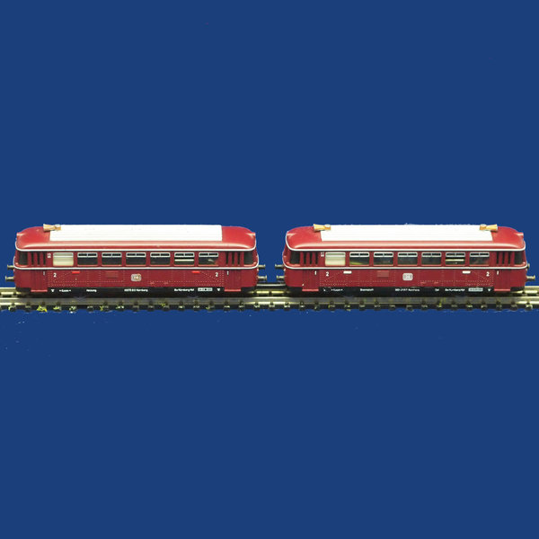 Minitrix 2980 DB VT98 mit VS98 Roter Brummer Schienenbus OVP
